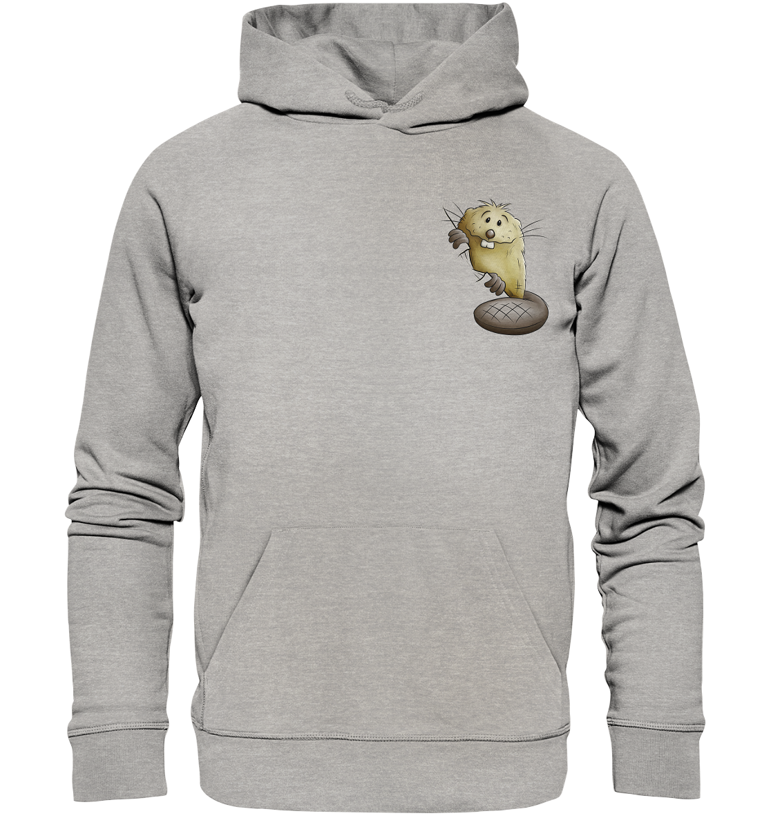 Lustiger frecher Biber - Organic Hoodie