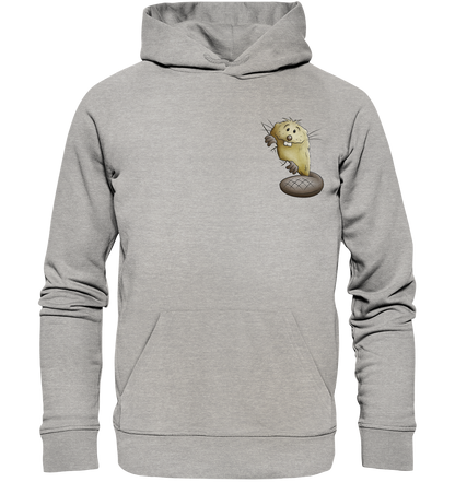 Lustiger frecher Biber - Organic Hoodie