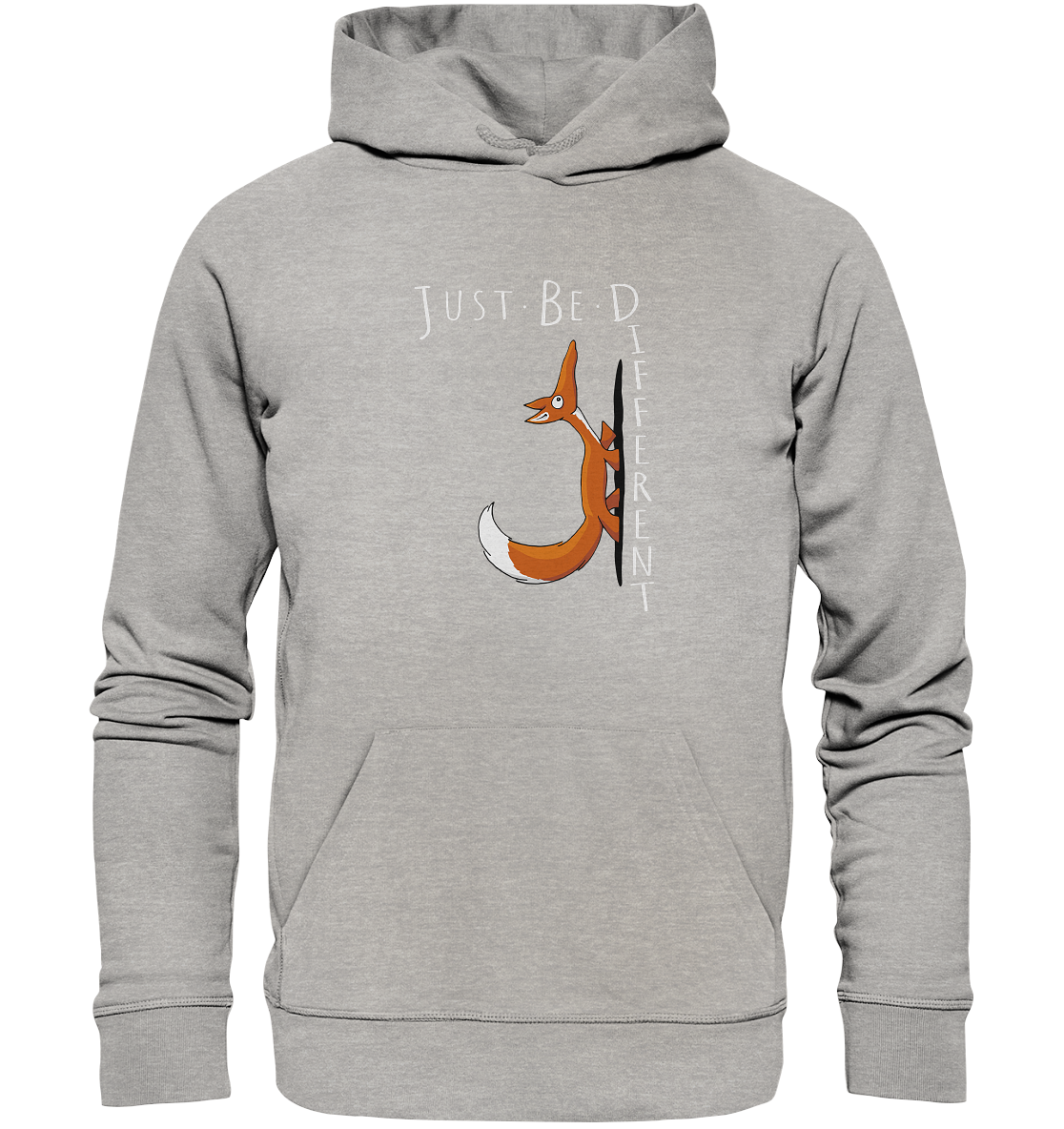 Just Be Different | Sei Anders, kleiner Fuchs - Organic Hoodie