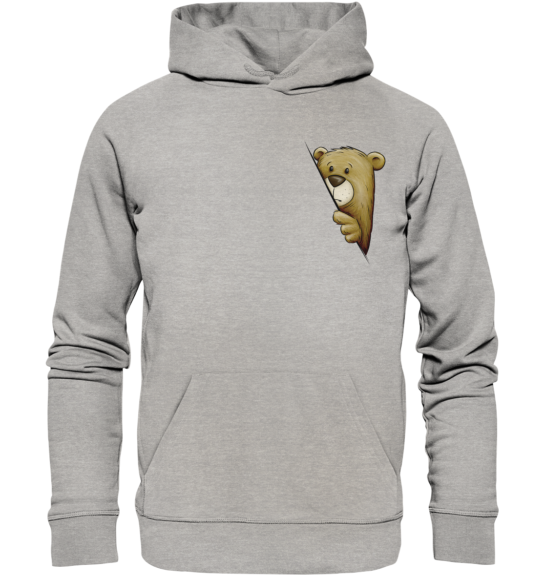 Funky Bär Illustration - Organic Hoodie