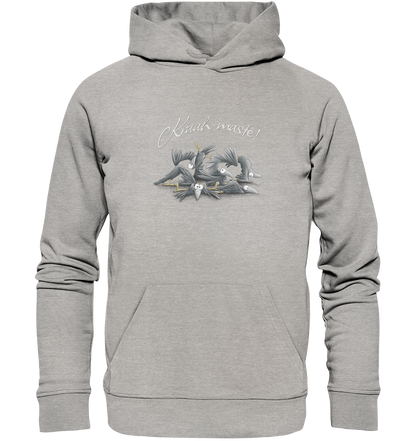 Kraah-masté! Yoga Raben Krähen - Organic Hoodie
