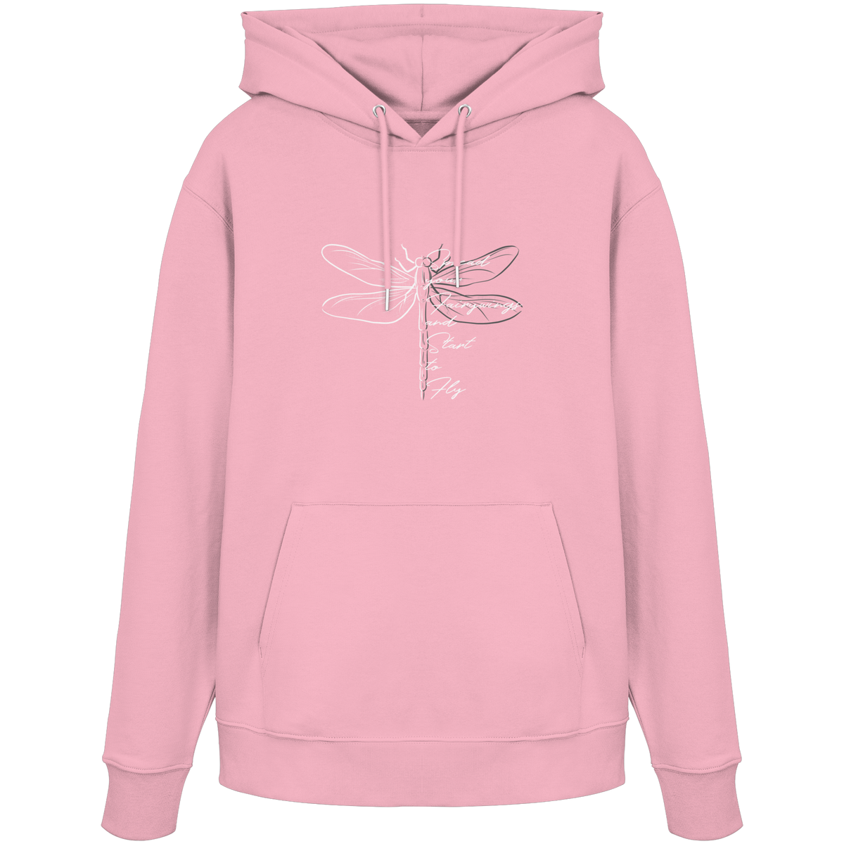 Breite die Flügel aus und flieg los | Libelle - Organic Hoodie