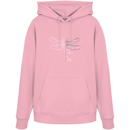 Breite die Flügel aus und flieg los | Libelle - Organic Hoodie