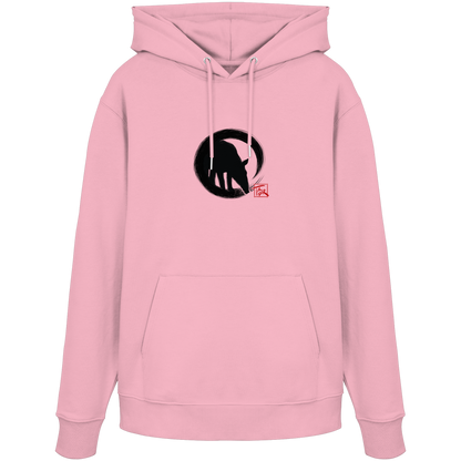 Zen Tapir im japanischen Enso Kreis - Organic Hoodie