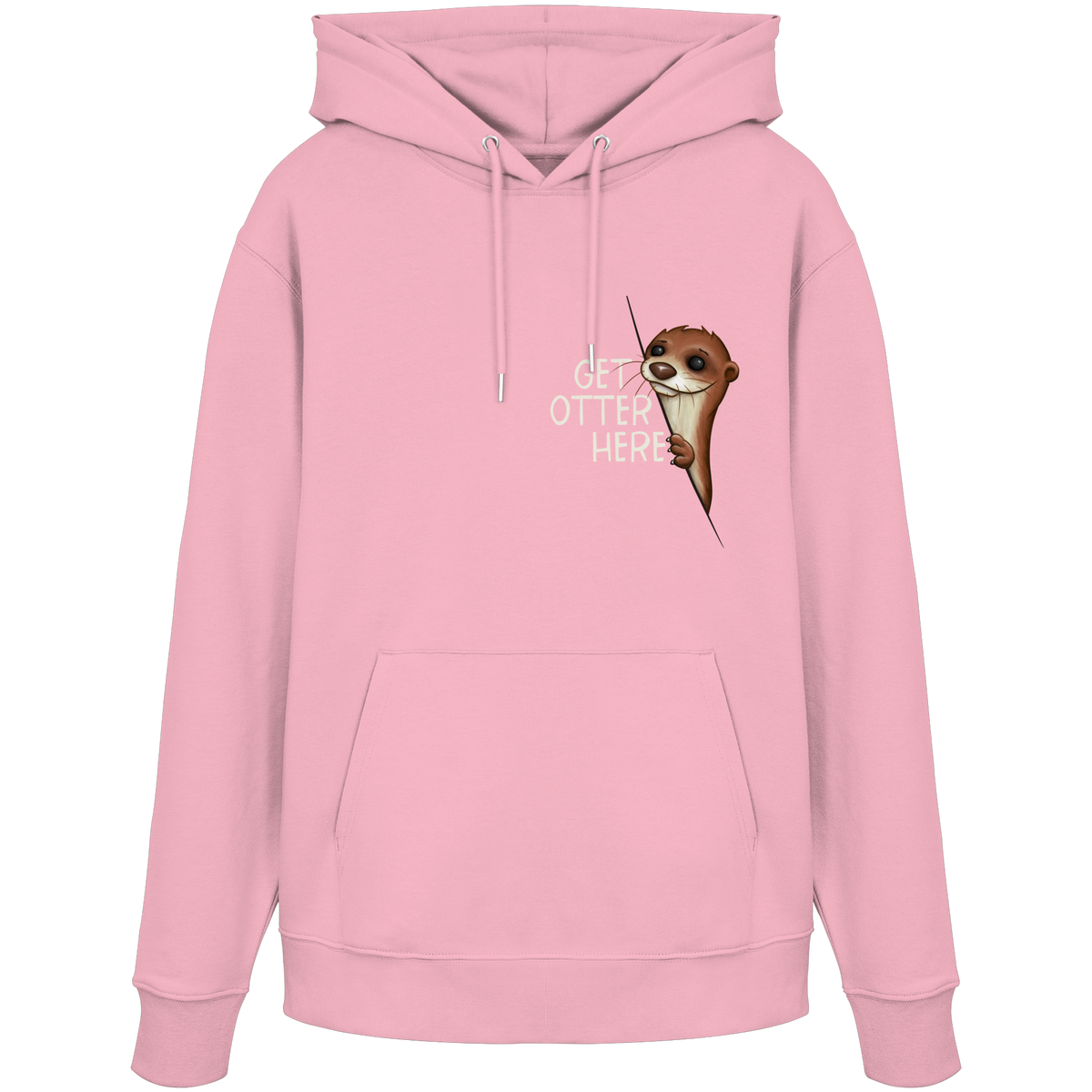 Get Otter Here | Lustiger Otter Kalauer - Organic Hoodie