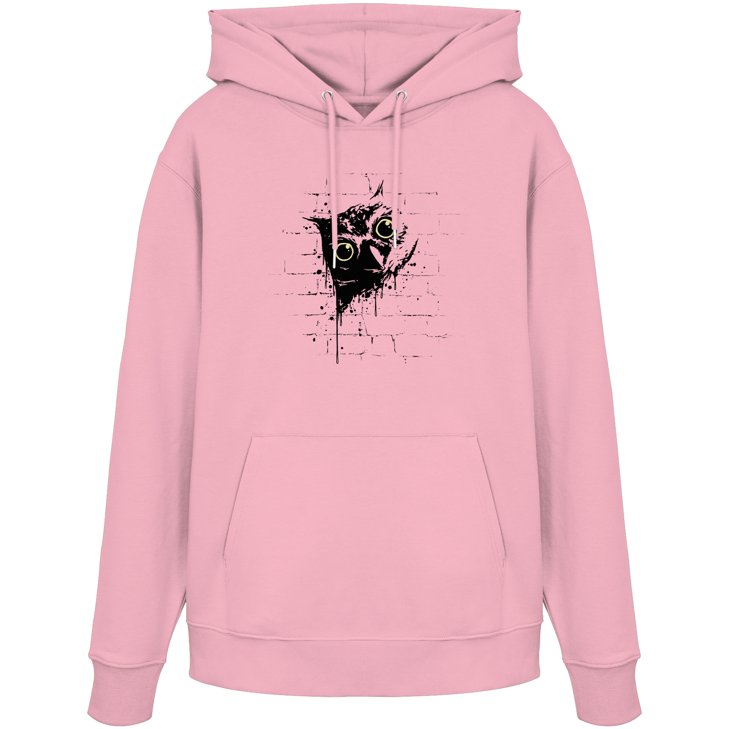 Lässige Street Art Eule - Organic Hoodie