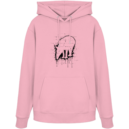 Urban Street Art Tapir Silhouette - Organic Hoodie