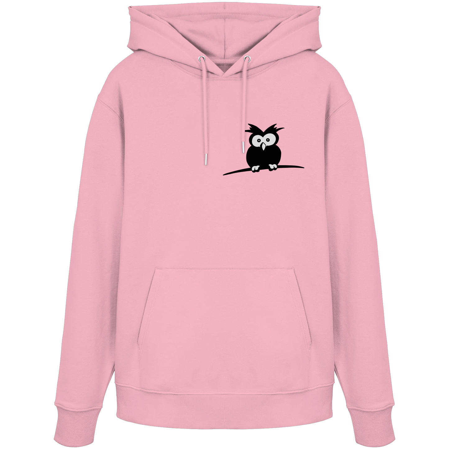 Kleine struppige Eule - Organic Hoodie