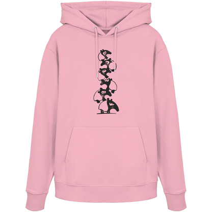 Lustiger Haufen aus Schabracken-Tapiren - Organic Hoodie