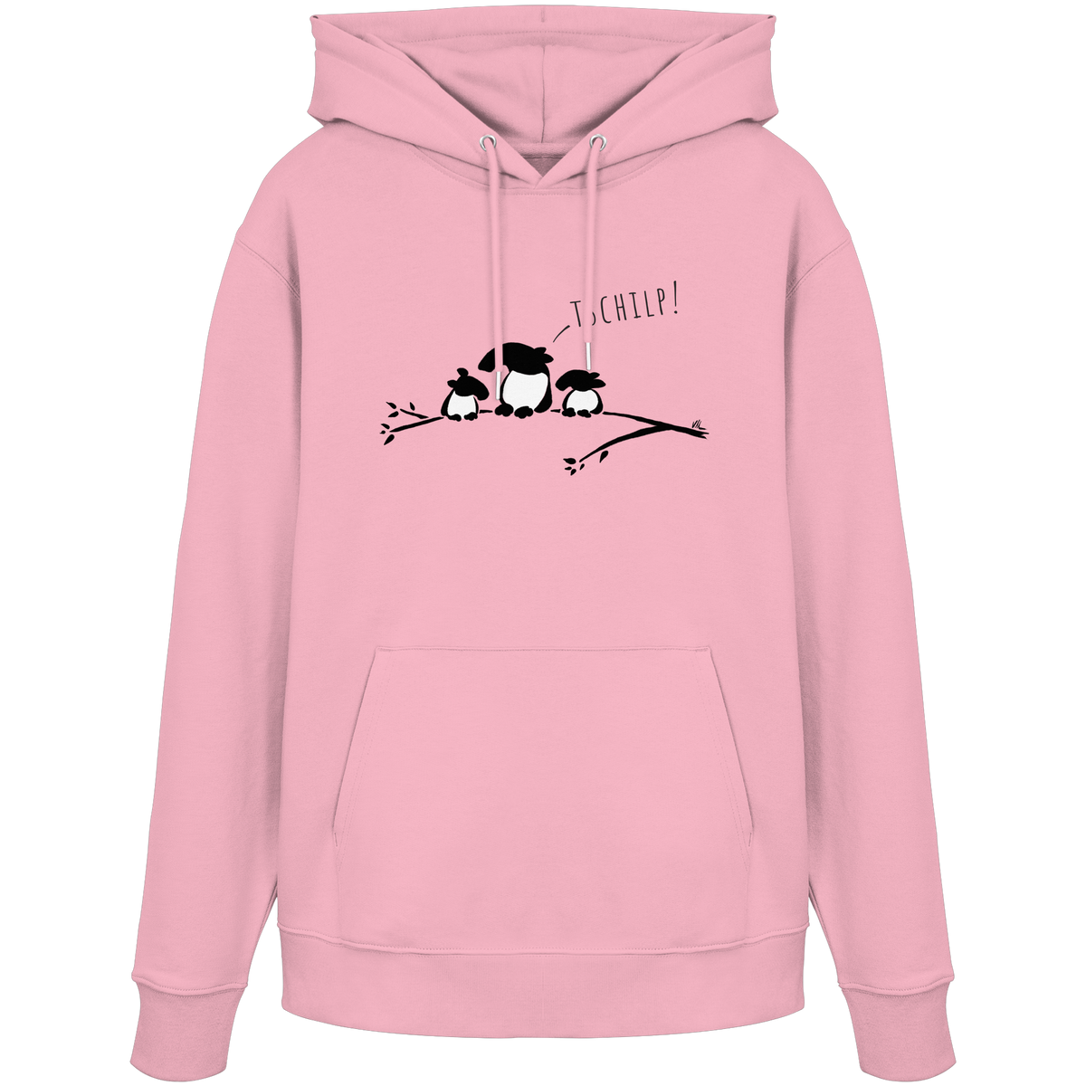 Drei kleine Tapir-Vögel - Organic Hoodie