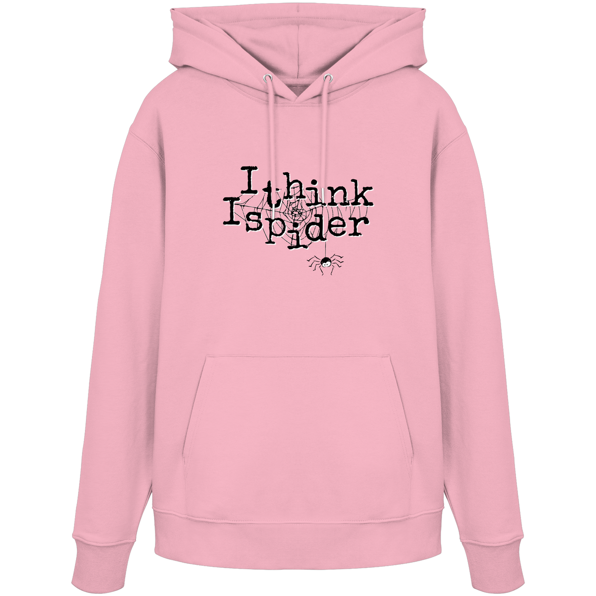 I think I spider - Spinne - Organic Hoodie