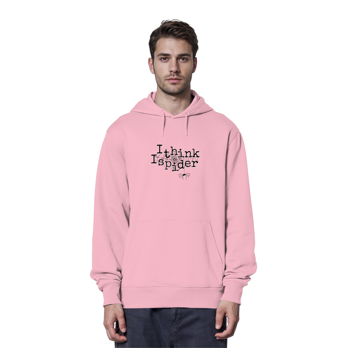 I think I spider - Spinne - Organic Hoodie