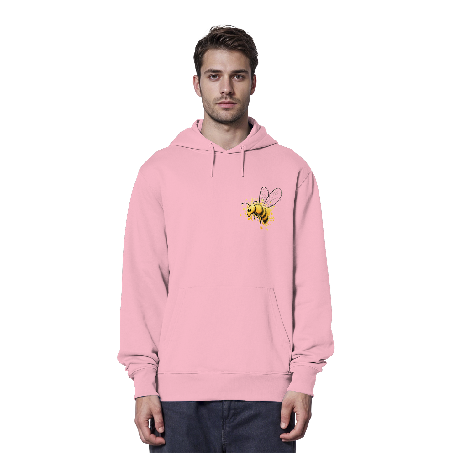 Lässige kleine Honig-Biene - Organic Hoodie
