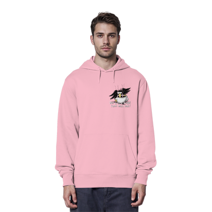 Der frühe Vogel kann mich mal | Kaffee Rabe - Organic Hoodie