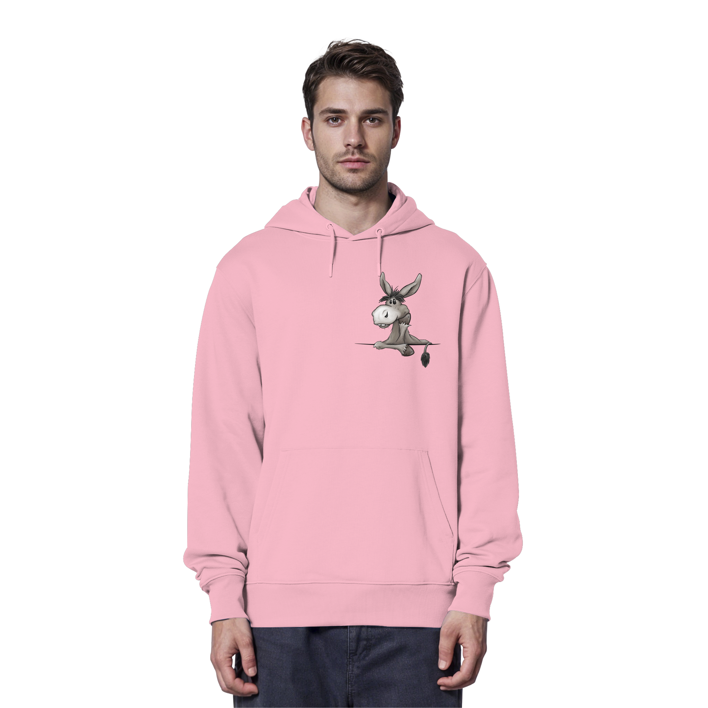 Lustiger lässiger Esel - Organic Hoodie