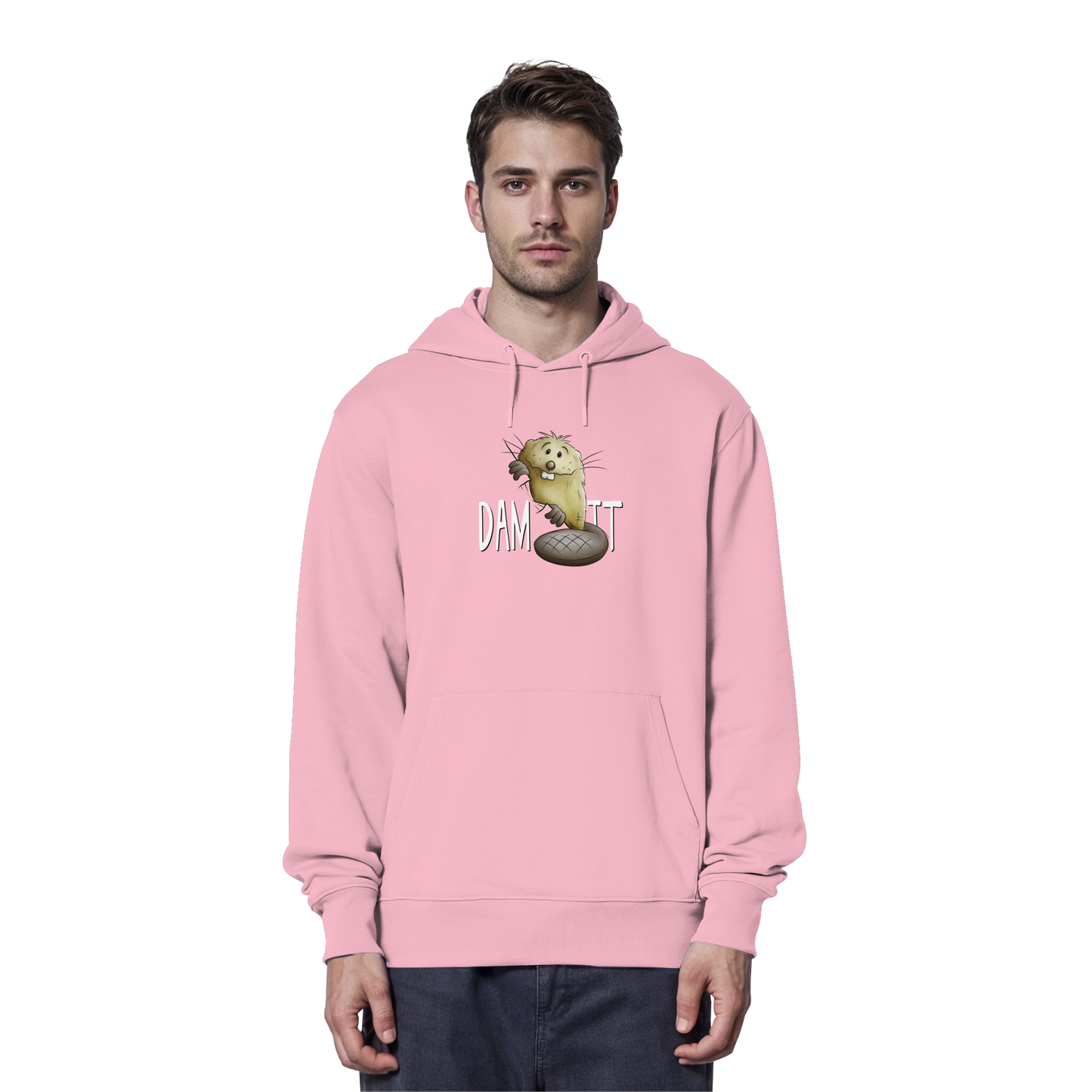 Dam It Verdammt Lustiger Biber - Organic Hoodie