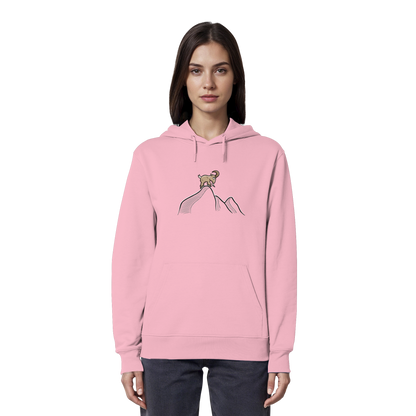 Ziegenbock in den Bergen - Organic Hoodie