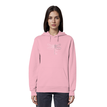 Breite die Flügel aus und flieg los | Libelle - Organic Hoodie