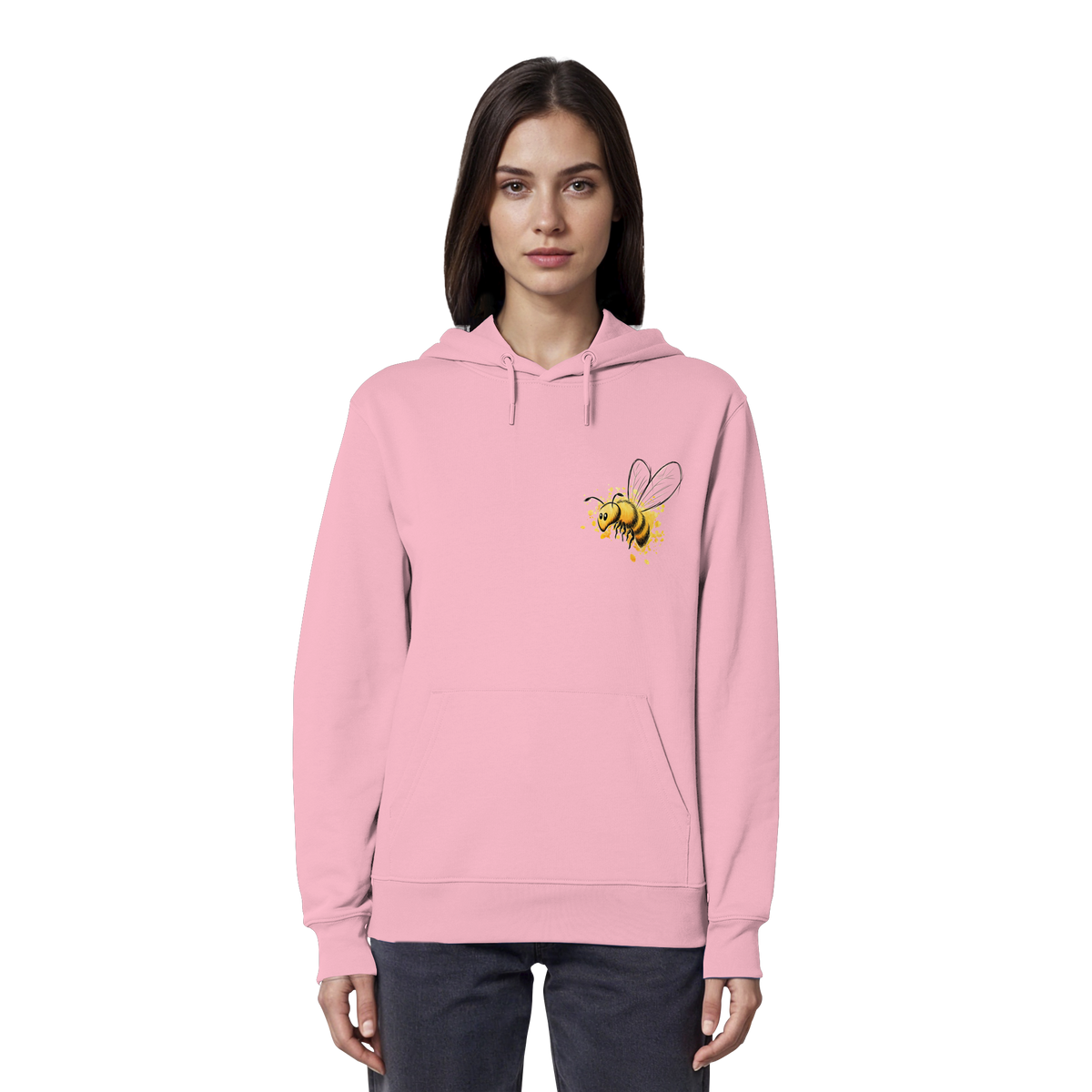 Lässige kleine Honig-Biene - Organic Hoodie