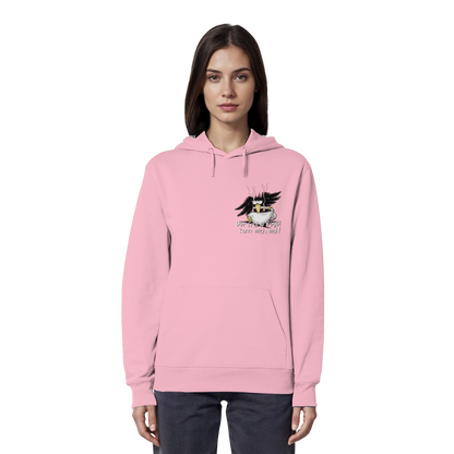 Der frühe Vogel kann mich mal | Kaffee Rabe - Organic Hoodie