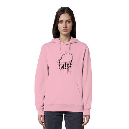 Urban Street Art Tapir Silhouette - Organic Hoodie