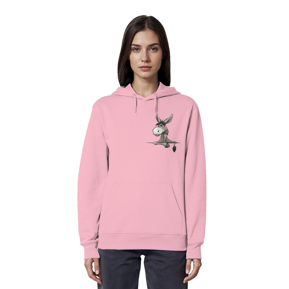 Lustiger lässiger Esel - Organic Hoodie