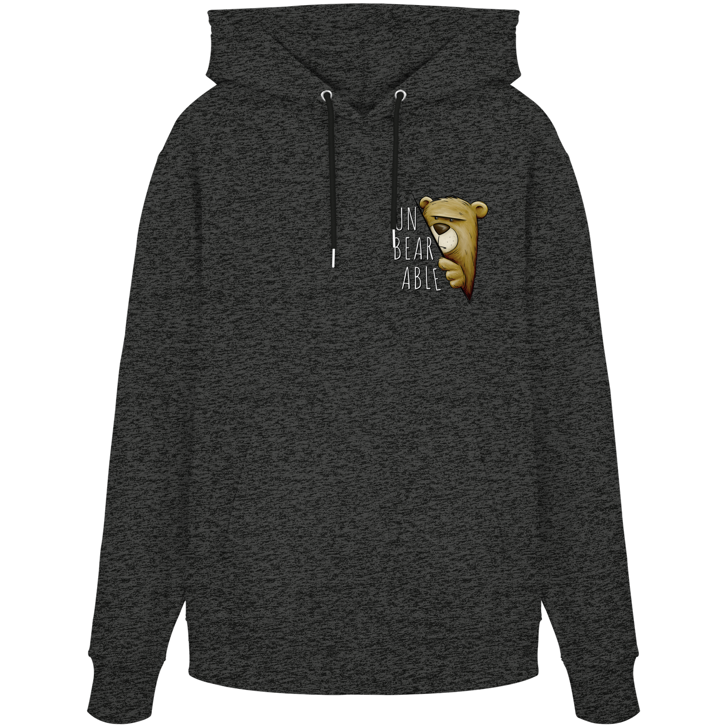 Unbearable – Unerträglich Bär - Organic Hoodie