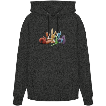Regenbogen Tiere für Freundschaft, Toleranz und Vielfalt - Organic Hoodie