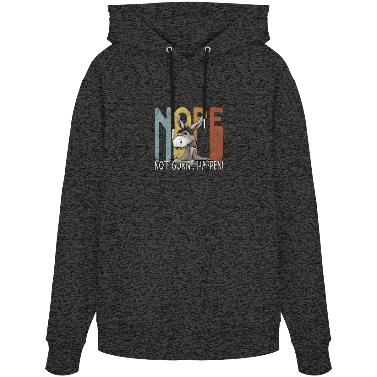 Nope | bockiger Esel - Organic Hoodie