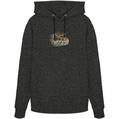 Leopard Gecko Skizze Kritzelkunst - Organic Hoodie