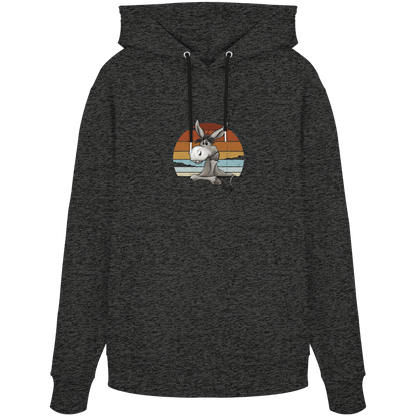 Lässiges Maultier Retro Esel - Organic Hoodie