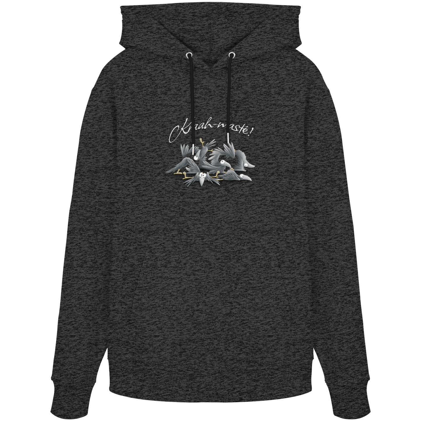 Kraah-masté! Yoga Raben Krähen - Organic Hoodie