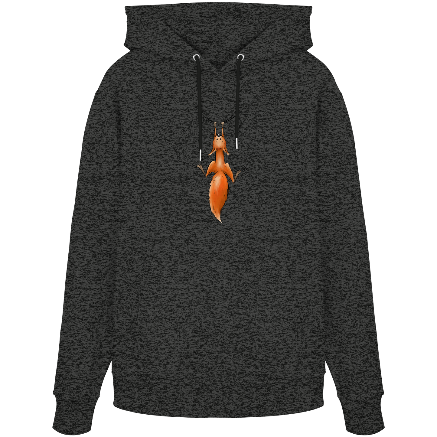 Rotes Eichhörnchen hängt ab - Organic Hoodie