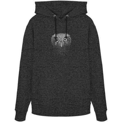 Eule Kritzelkunst Illustration - Organic Hoodie