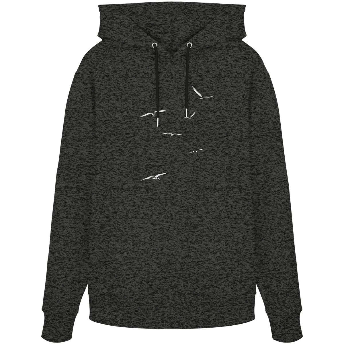 Vogelschwarm – Traum vom Fliegen - Organic Hoodie