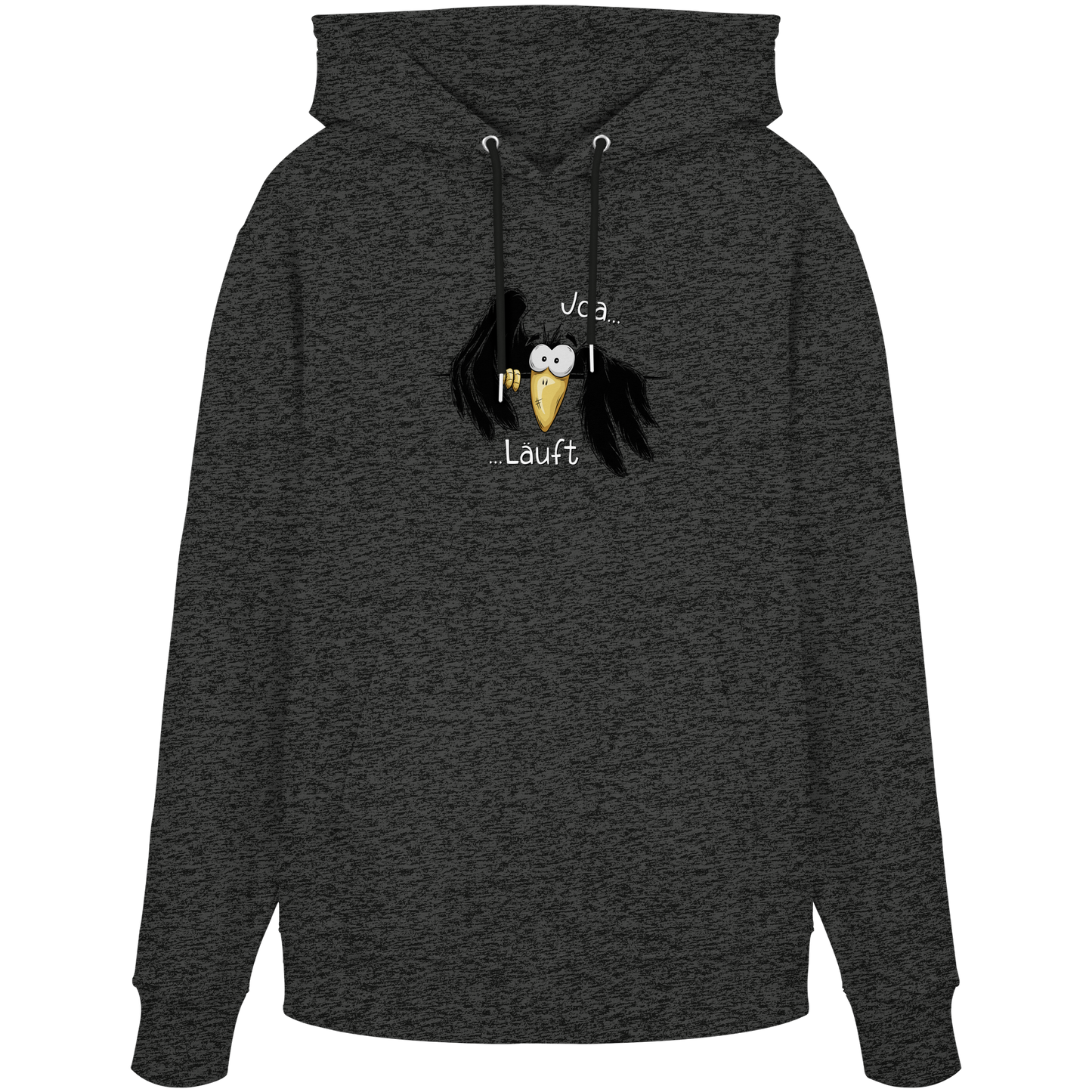 Joa Läuft Krähe gechillter Rabe - Organic Hoodie