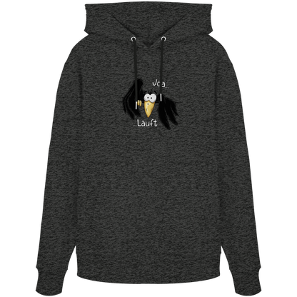 Joa Läuft Krähe gechillter Rabe - Organic Hoodie