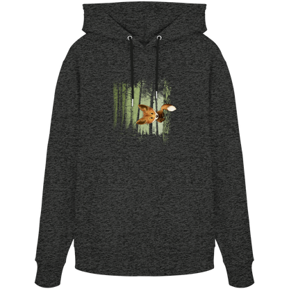 Fuchs im Zwielicht-Wald - Organic Hoodie