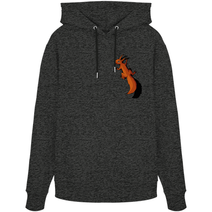 Süßes Eichhörnchen klettert - Organic Hoodie