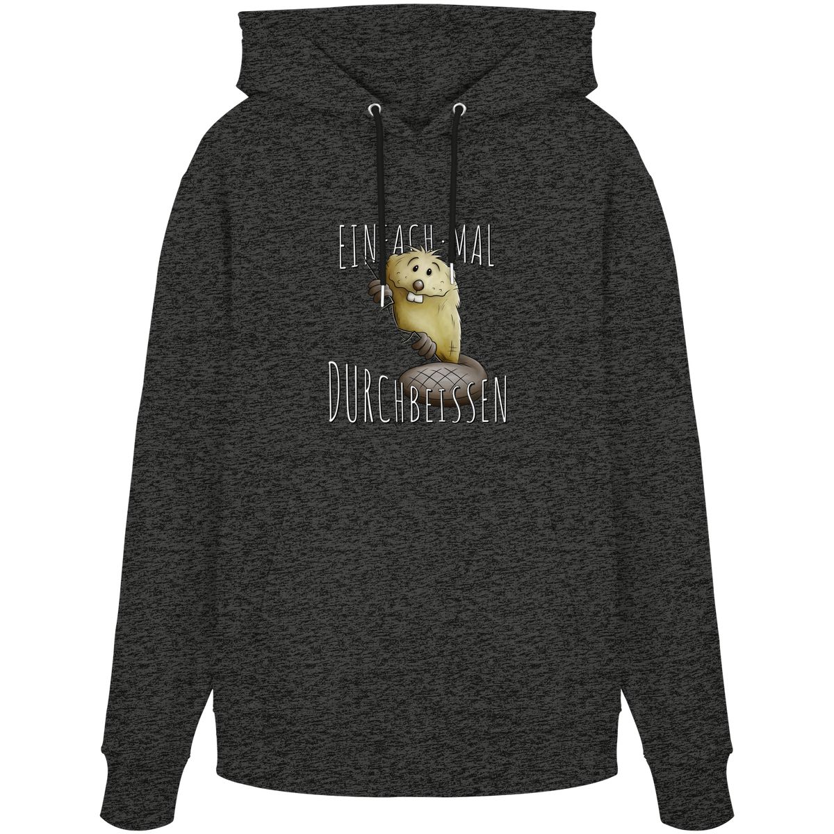 Einfach mal Durchbeissen Biber - Organic Hoodie