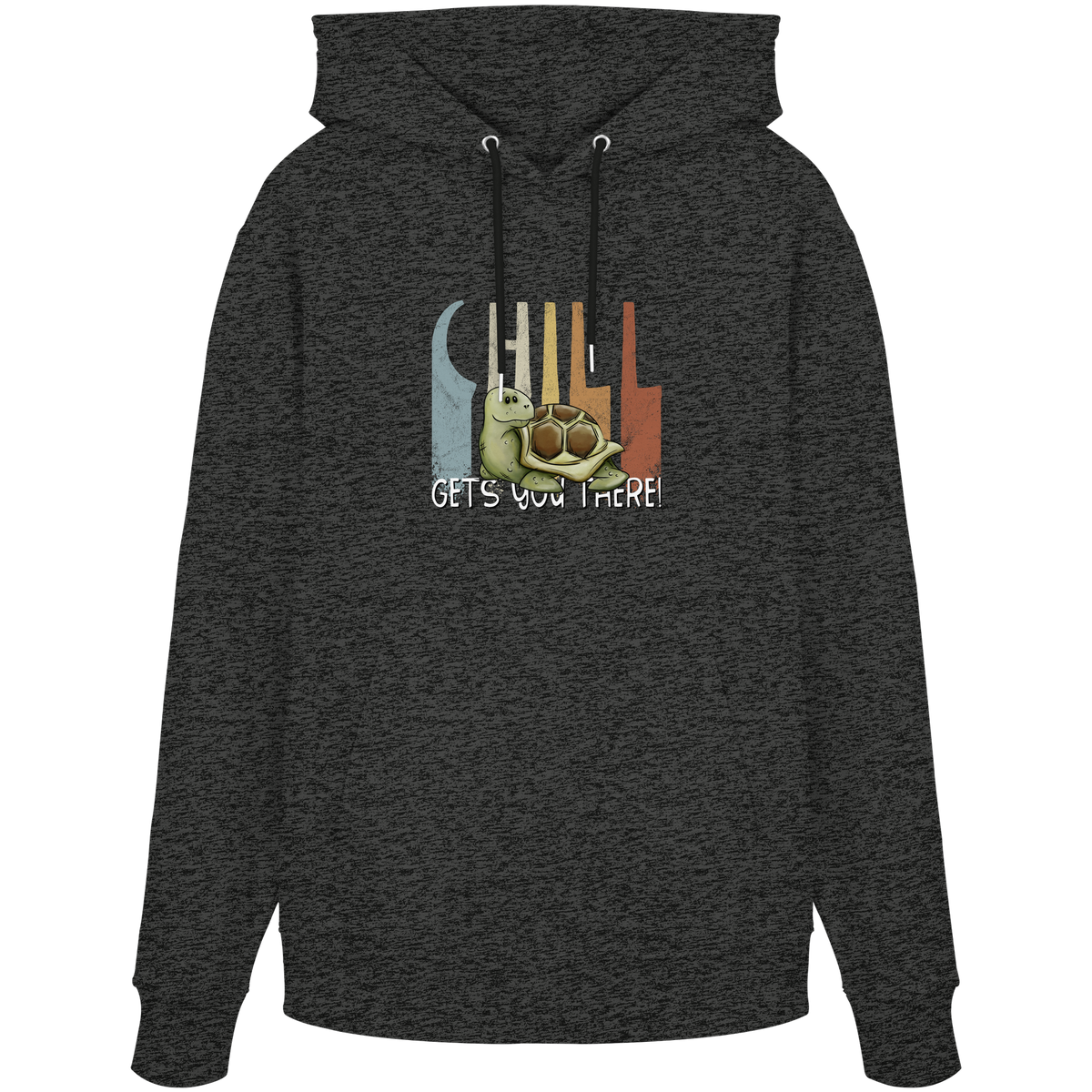 Gechillt gemütliche Schildkröte - Organic Hoodie