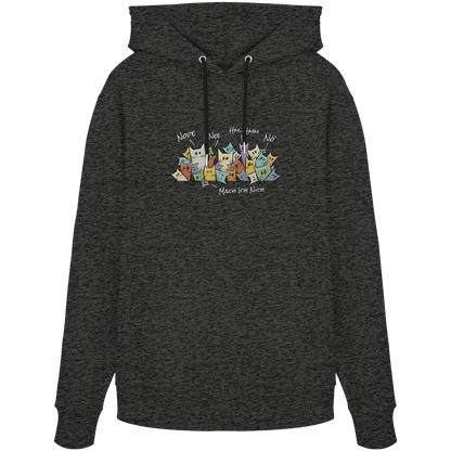 Nope, Nee, Nö Katzen - Organic Hoodie