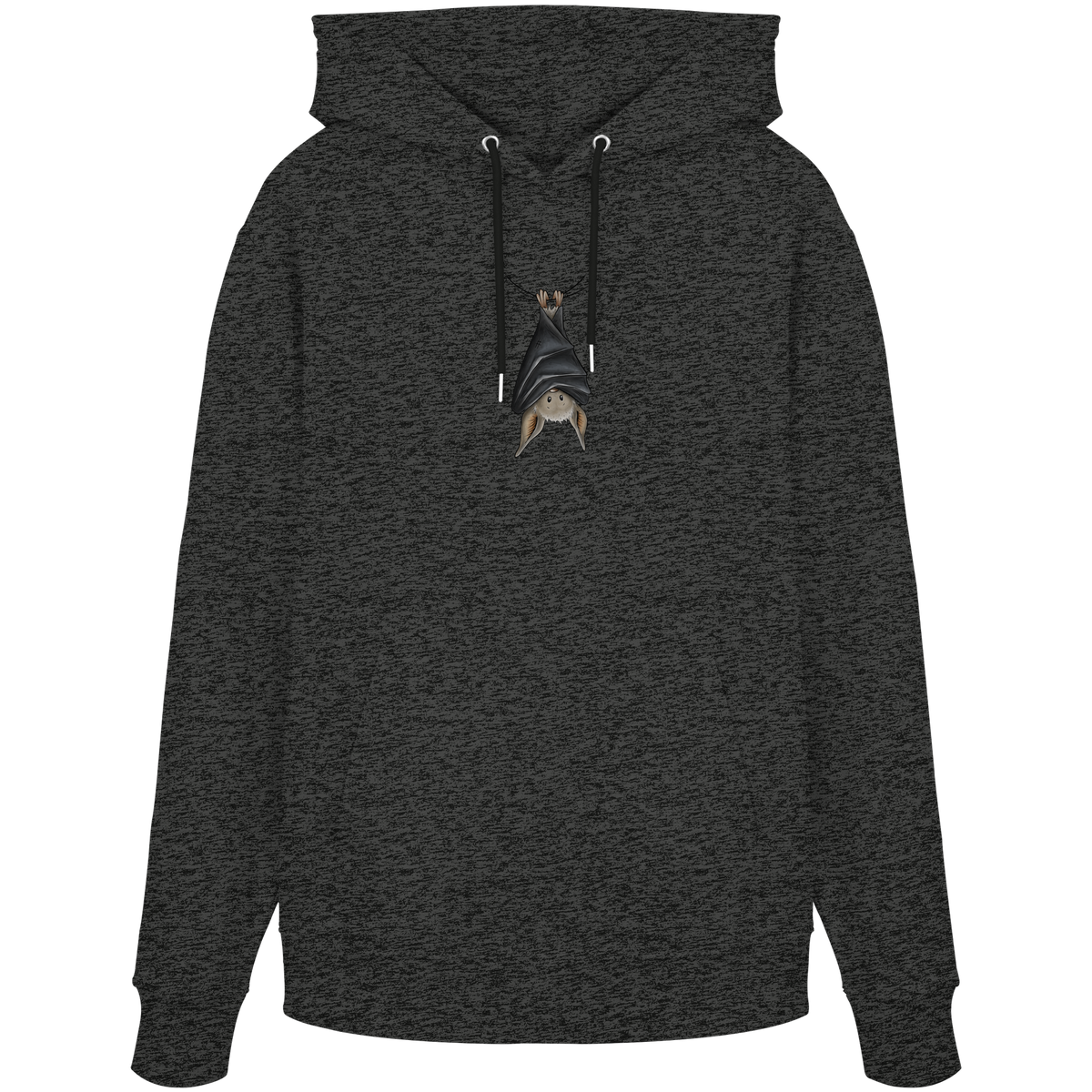 Lustig chillende Fledermaus - Organic Hoodie