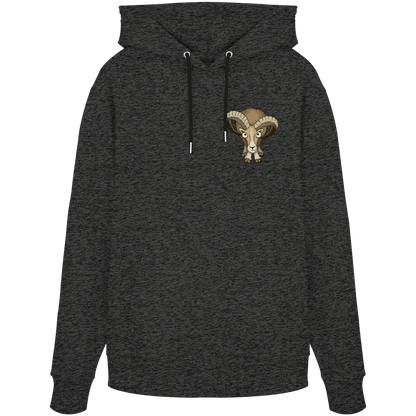 Bockiges Mufflon Widder Schafbock - Organic Hoodie
