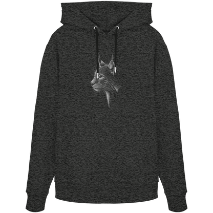 Luchs Kritzelkunst Wildkatze Illustration - Organic Hoodie