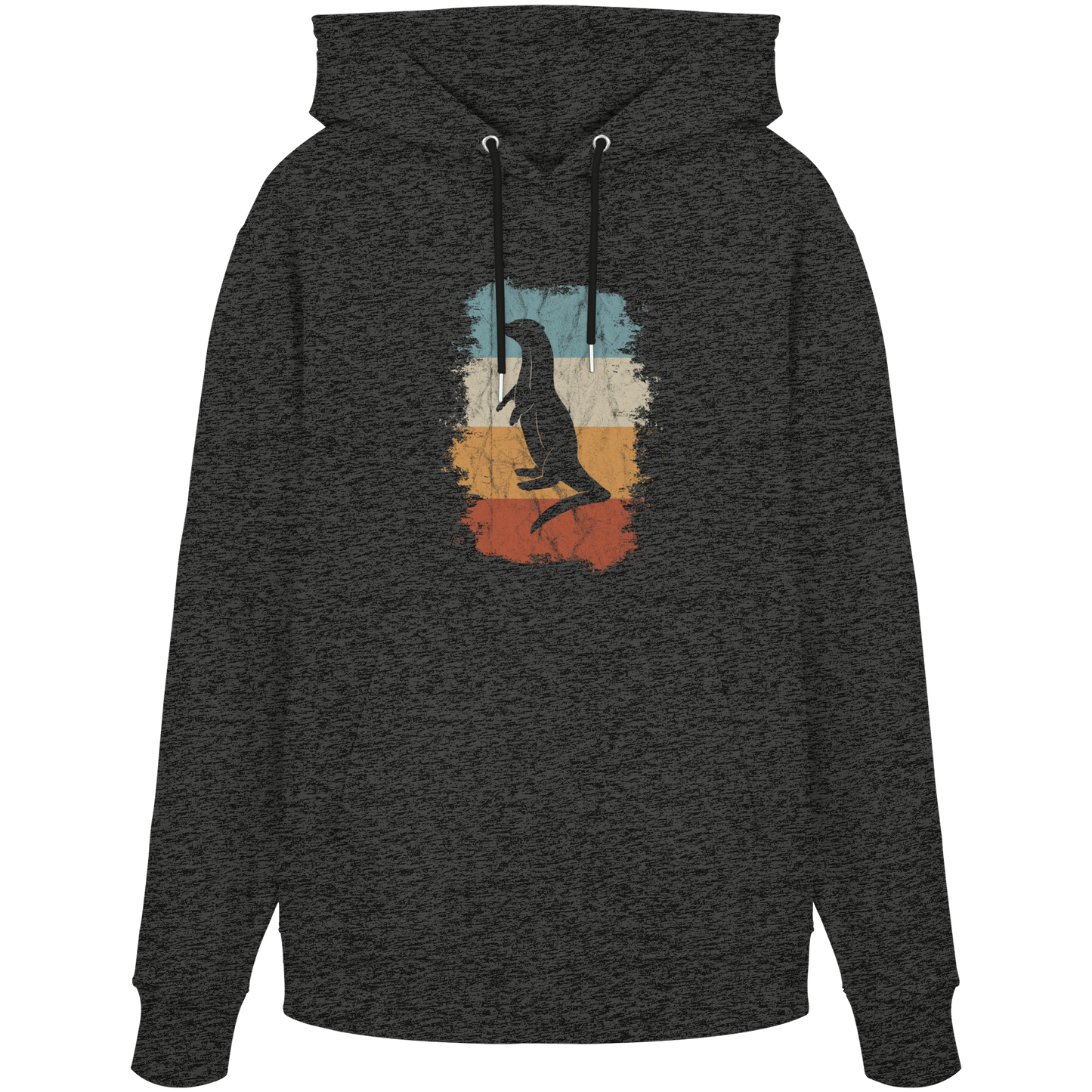 Retro Otter Fischotter Silhouette - Organic Hoodie