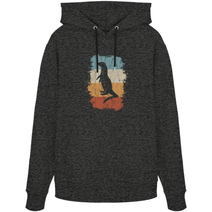 Retro Otter Fischotter Silhouette - Organic Hoodie