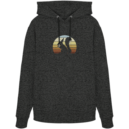 Retro Eichhörnchen Silhouette - Organic Hoodie