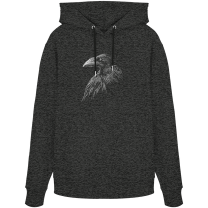 Kritzelkunst Rabe Krähe - Organic Hoodie