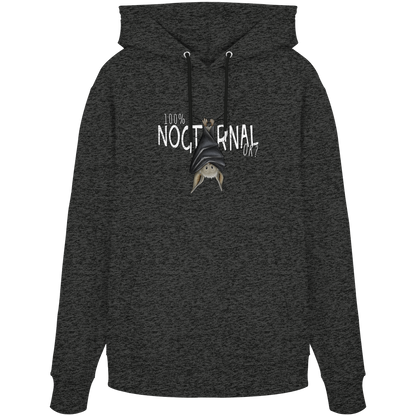 100% nachtaktive Fledermaus - Organic Hoodie